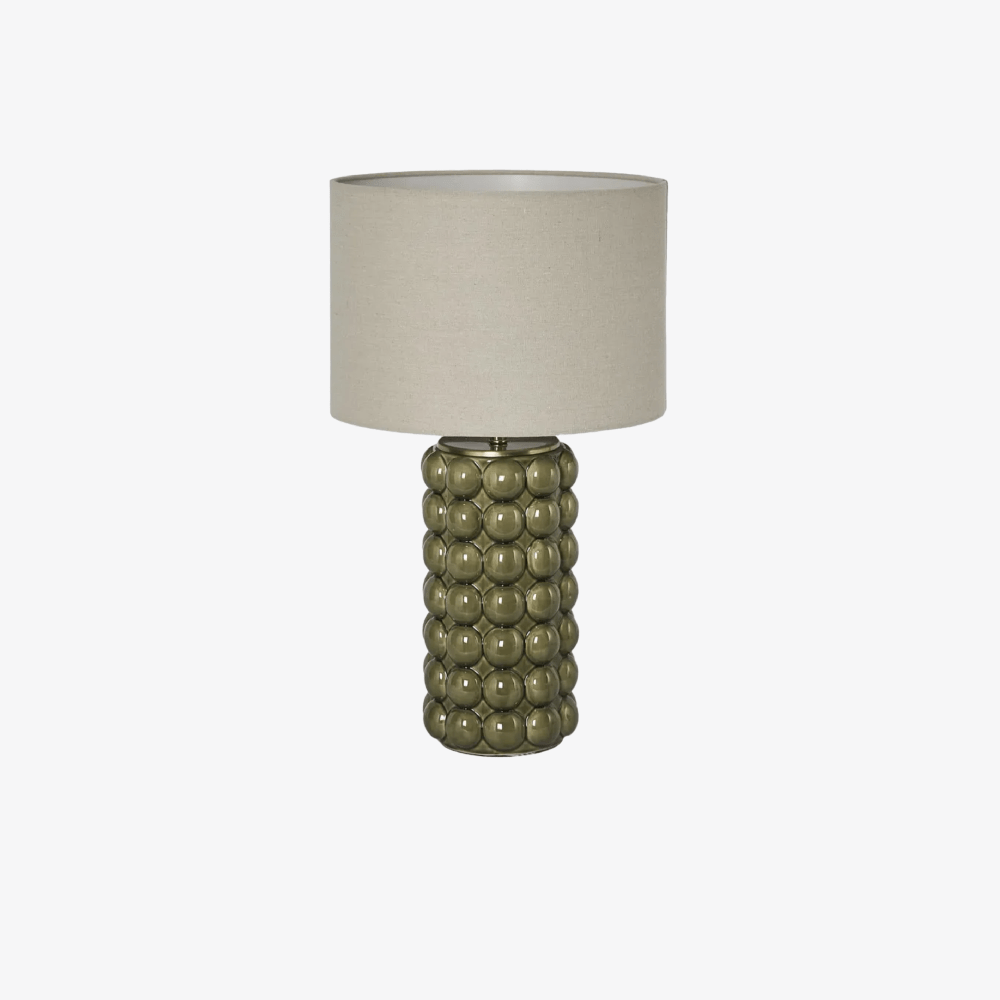 Table Lamps CONDOTTI GREEN TABLE LAMP & SHADE