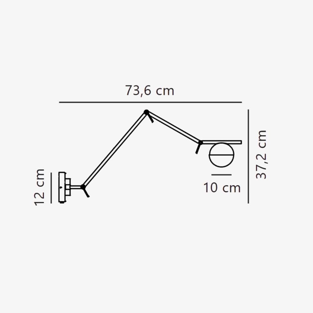 Bedside Wall Lights Contina Wall Light