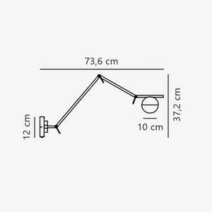 Bedside Wall Lights Contina Wall Light