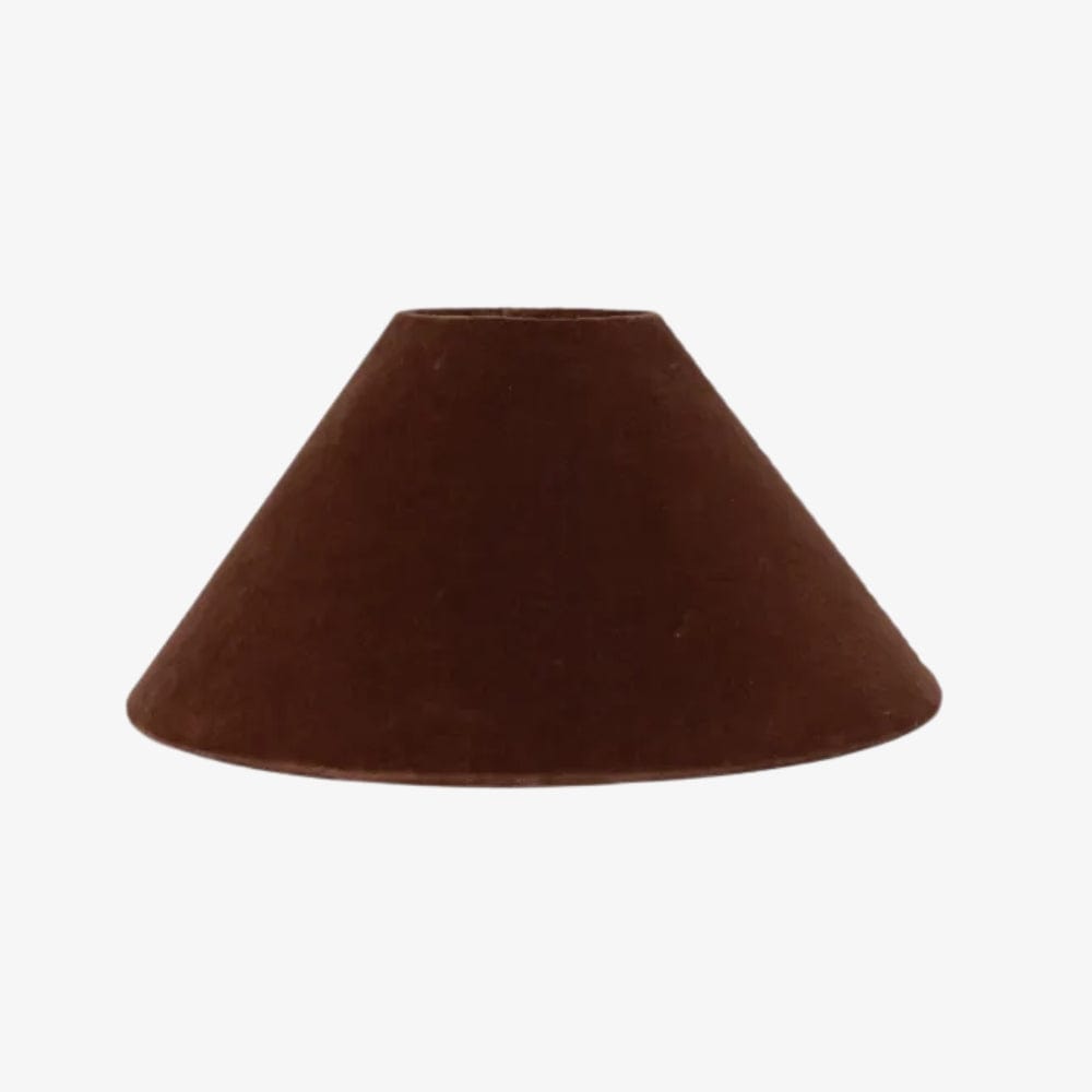 Lamp Shades Coolie Velvet Shade Cinnamon 35cm