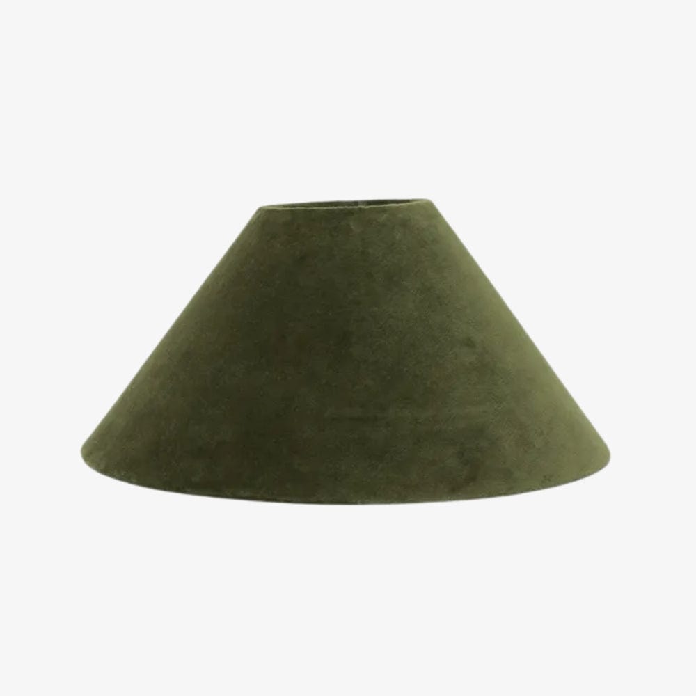 Lamp Shades Coolie Velvet Shade Olive 35cm