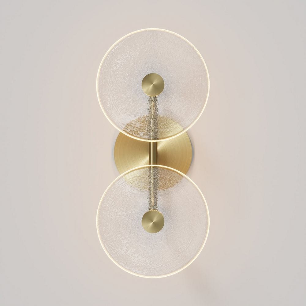 Exterior Wall Light Coral Duo Rod (Centred) Wall Sconce