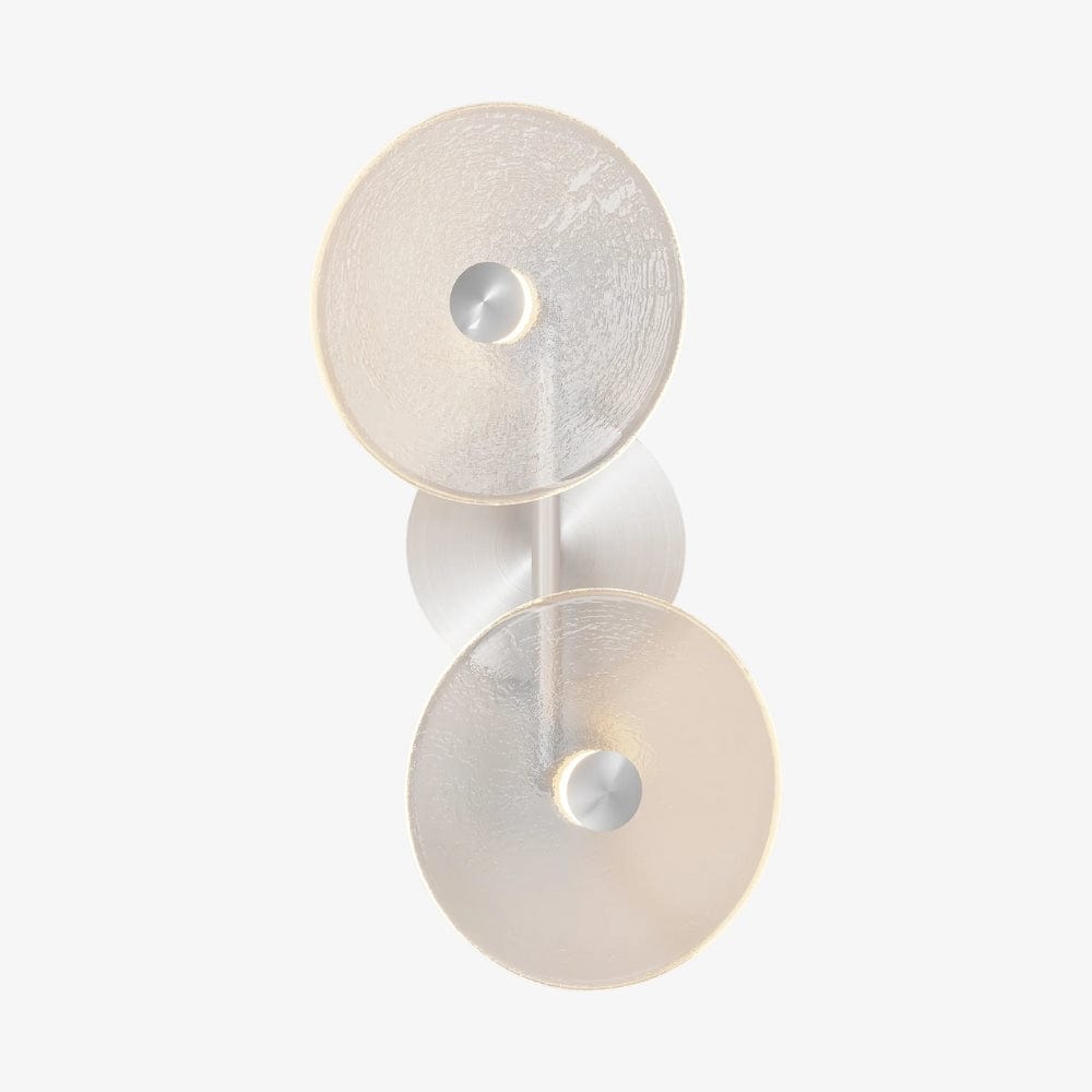 Exterior Wall Light Coral Duo Rod (Off-Centered) Wall Sconce