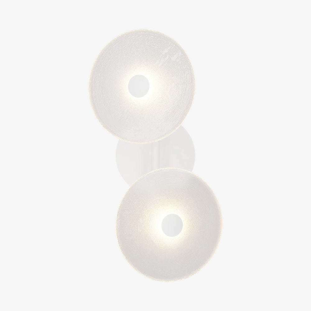 Exterior Wall Light Coral Duo Rod (Off-Centered) Wall Sconce