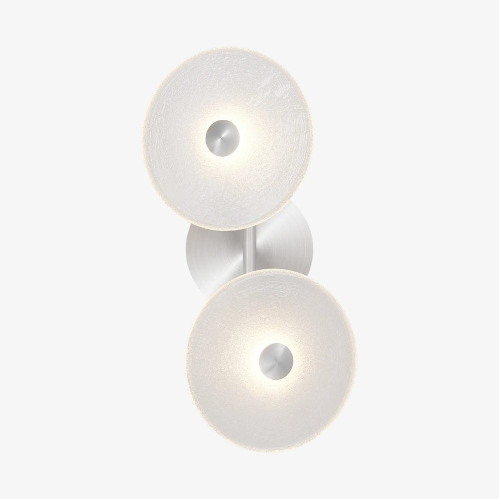 Exterior Wall Light Coral Duo Rod (Off-Centered) Wall Sconce