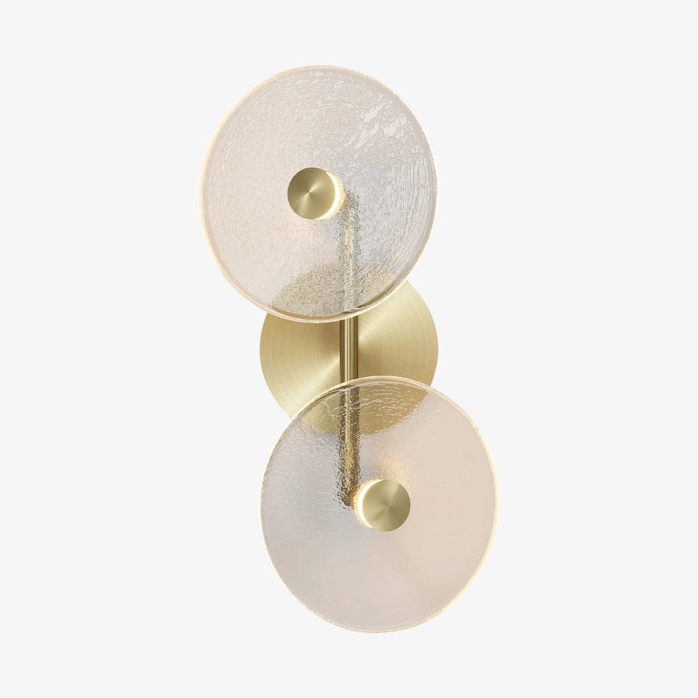 Exterior Wall Light Coral Duo Rod (Off-Centered) Wall Sconce