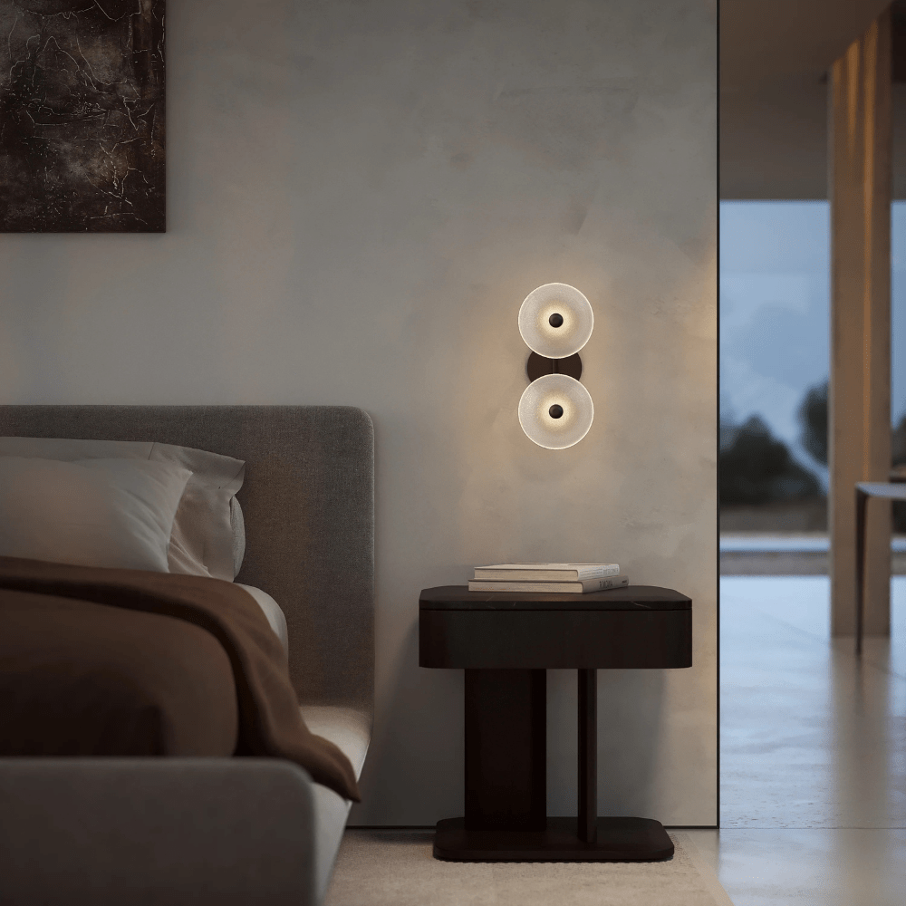 Exterior Wall Light Coral Duo Rod Wall Sconce
