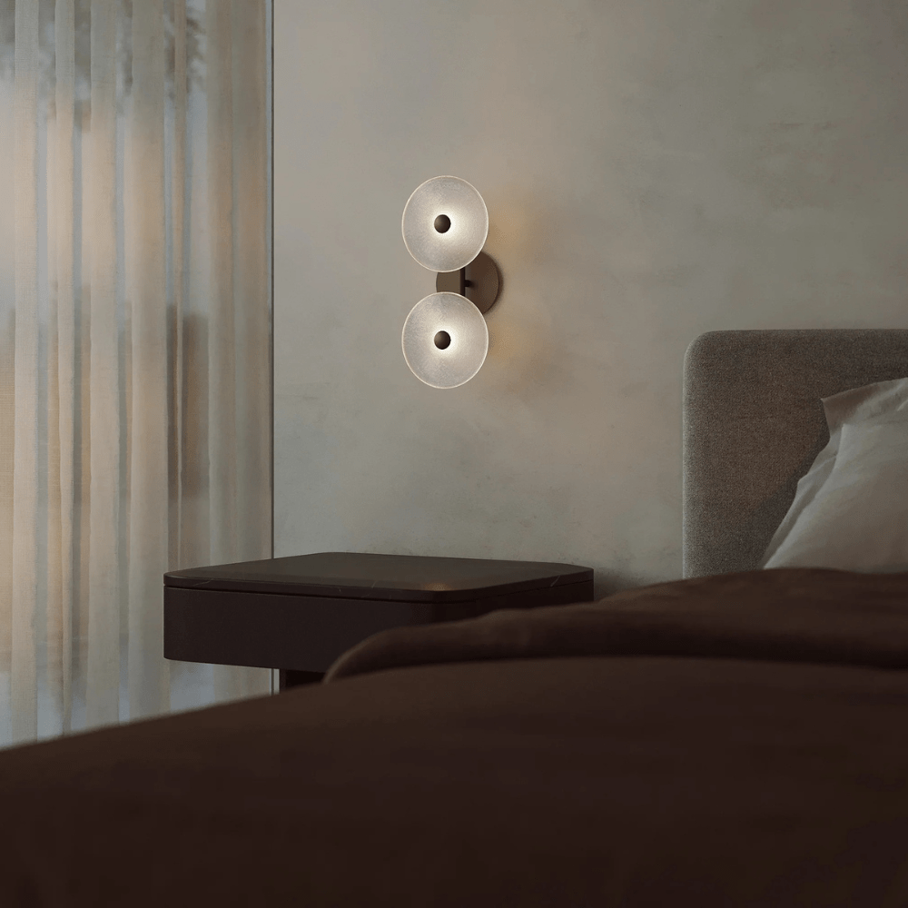 Exterior Wall Light Coral Duo Rod Wall Sconce