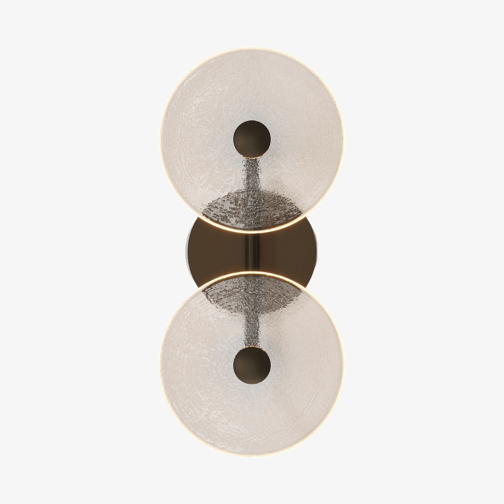 Exterior Wall Light Coral Duo Rod Wall Sconce