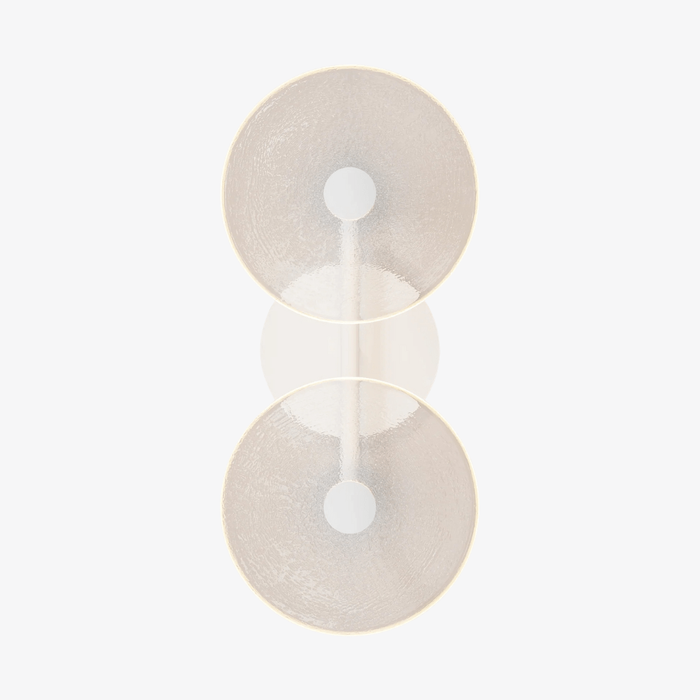 Exterior Wall Light Coral Duo Rod Wall Sconce