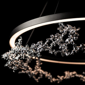 Interior Pendant Coral LED Ring Pendant