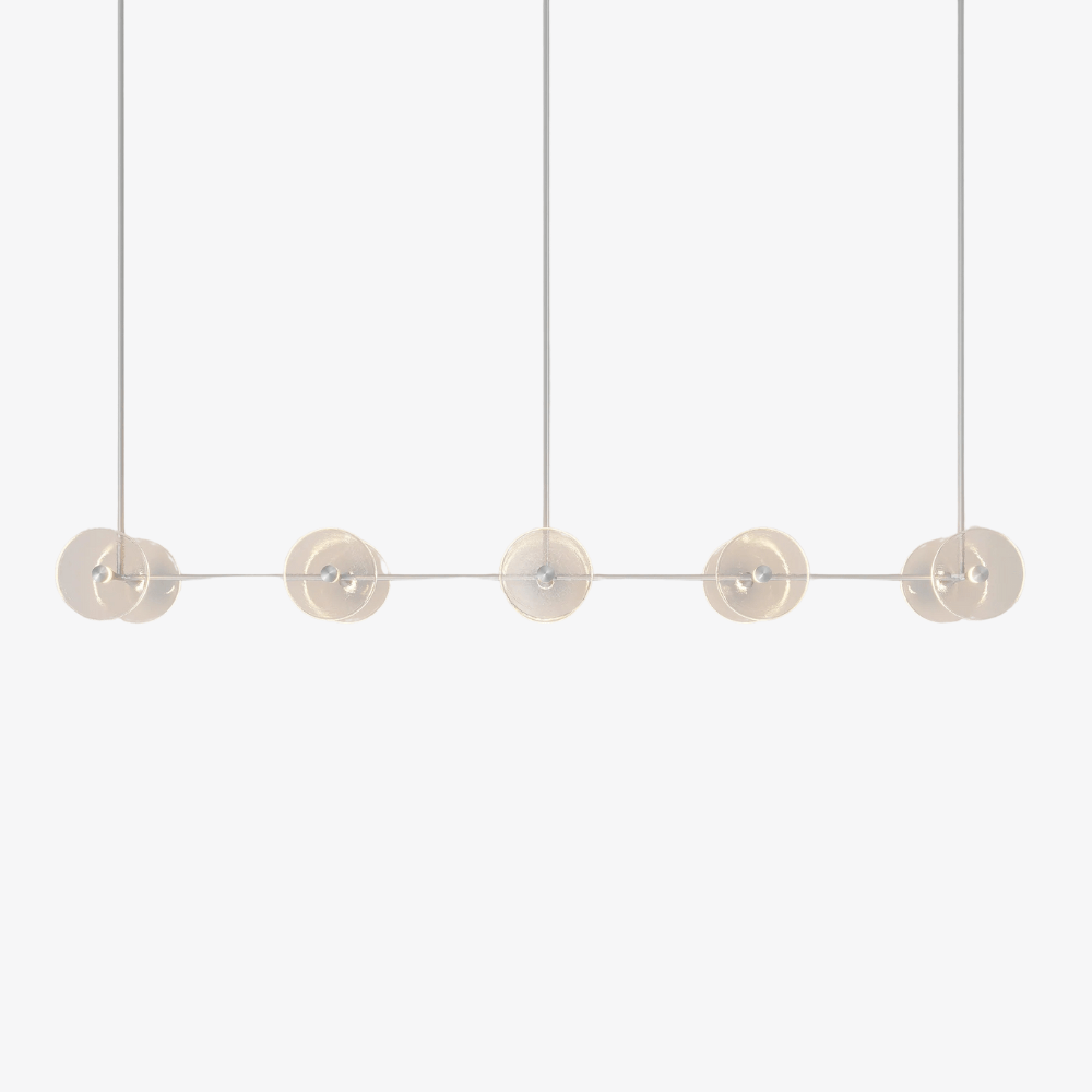 Linear Pendant Coral Linear Rod 10 Lights Pendant
