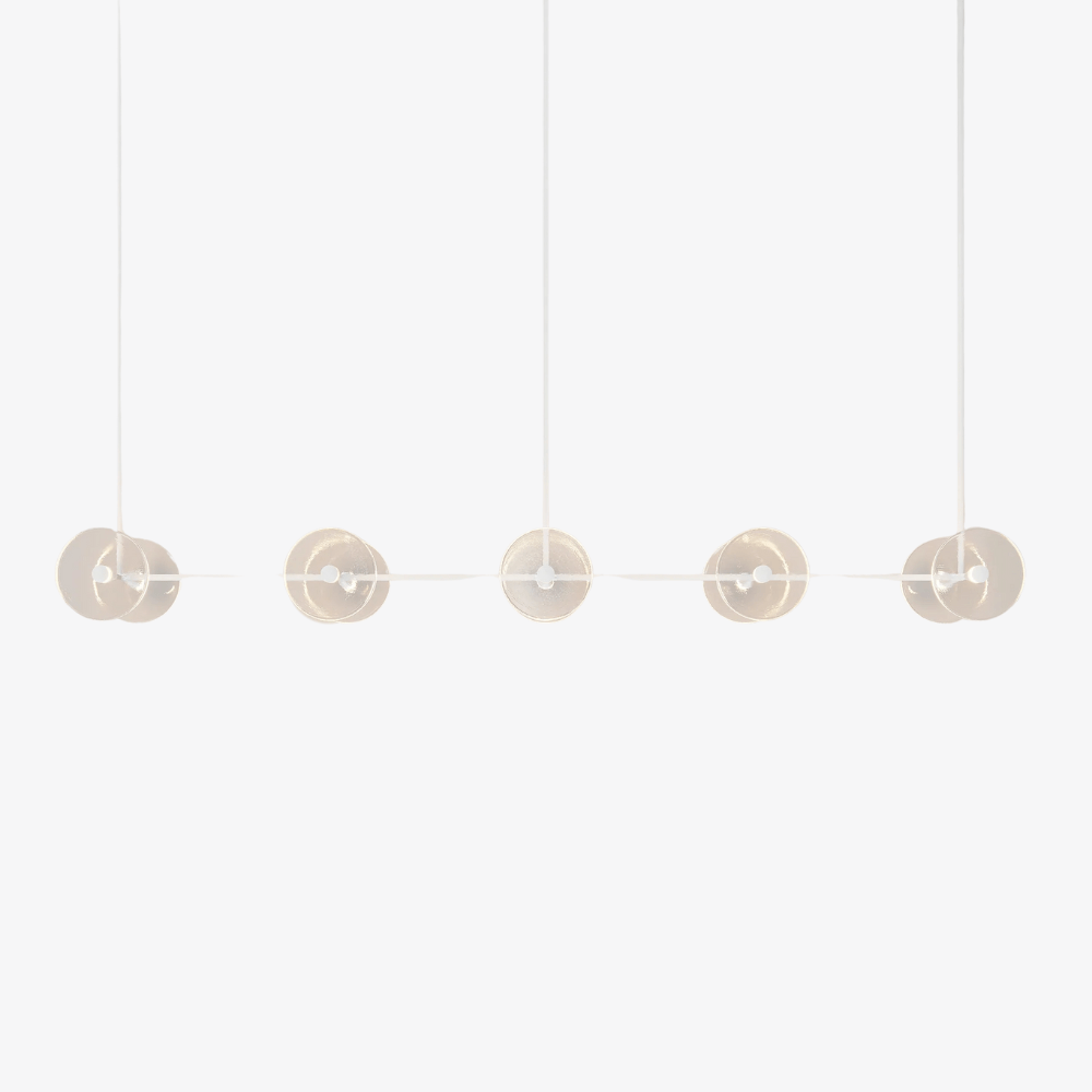 Linear Pendant Coral Linear Rod 10 Lights Pendant