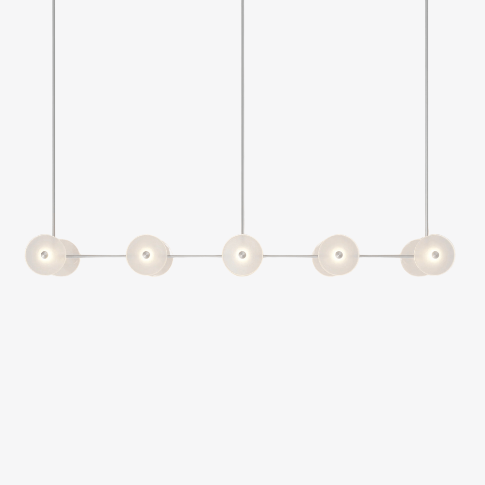 Linear Pendant Coral Linear Rod 10 Lights Pendant