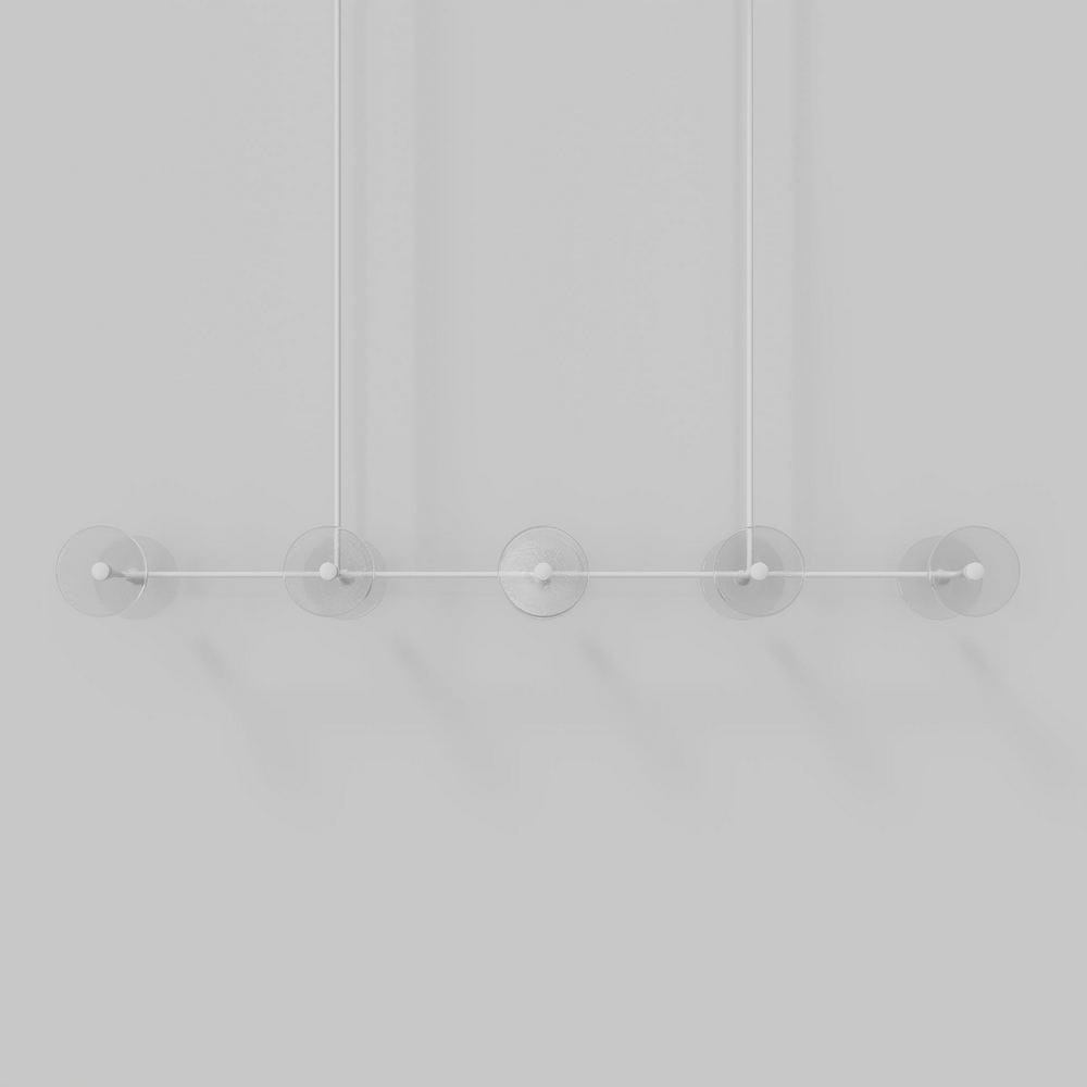 Linear Pendant Coral Linear Rod 10 Lights Pendant
