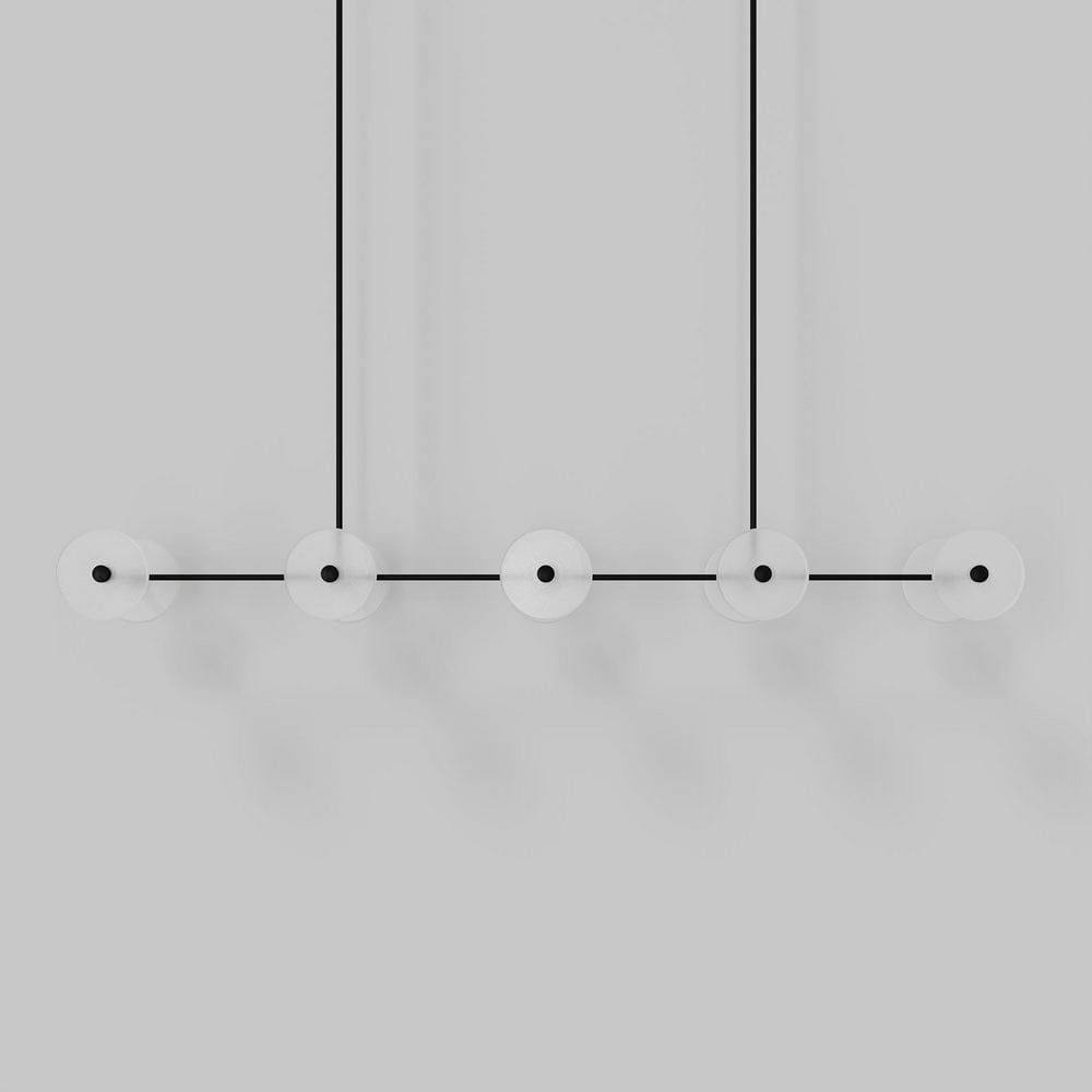 Linear Pendant Coral Linear Rod 10 Lights Pendant