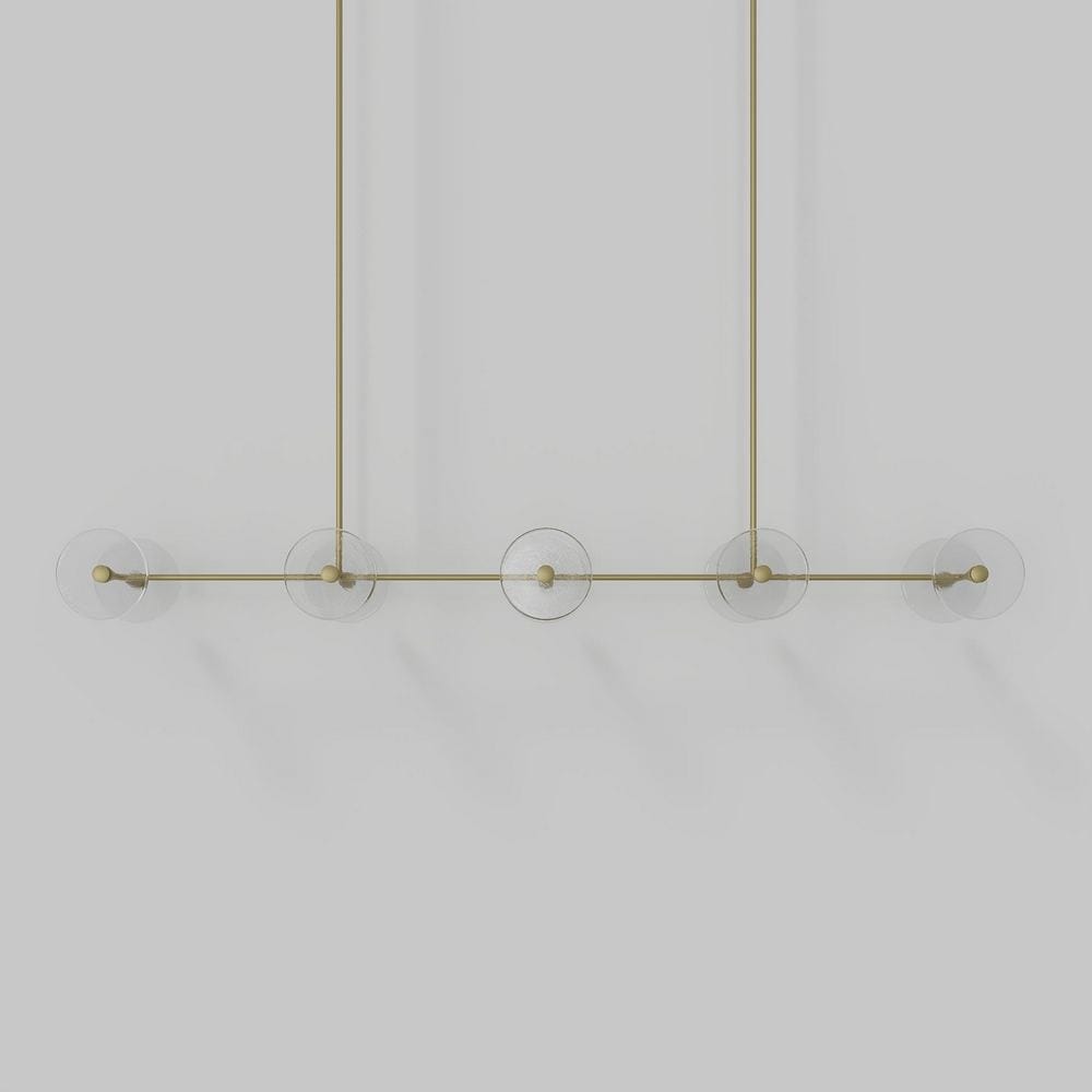 Linear Pendant Coral Linear Rod 10 Lights Pendant