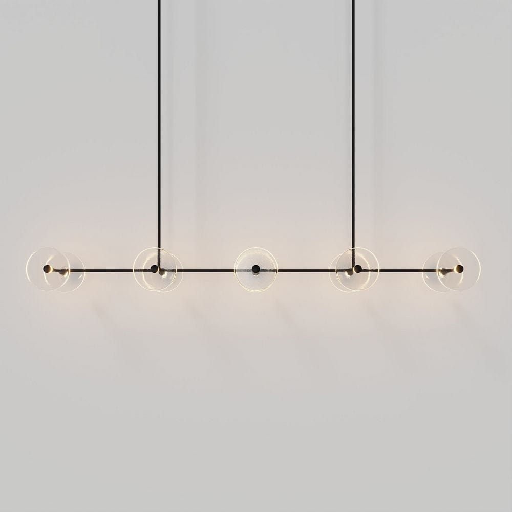 Linear Pendant Coral Linear Rod 10 Lights Pendant