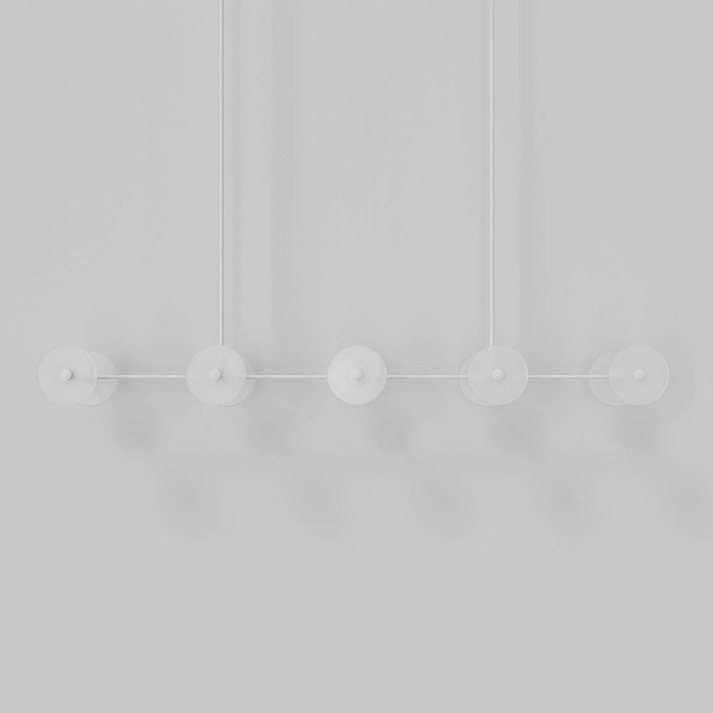Linear Pendant Coral Linear Rod 10 Lights Pendant
