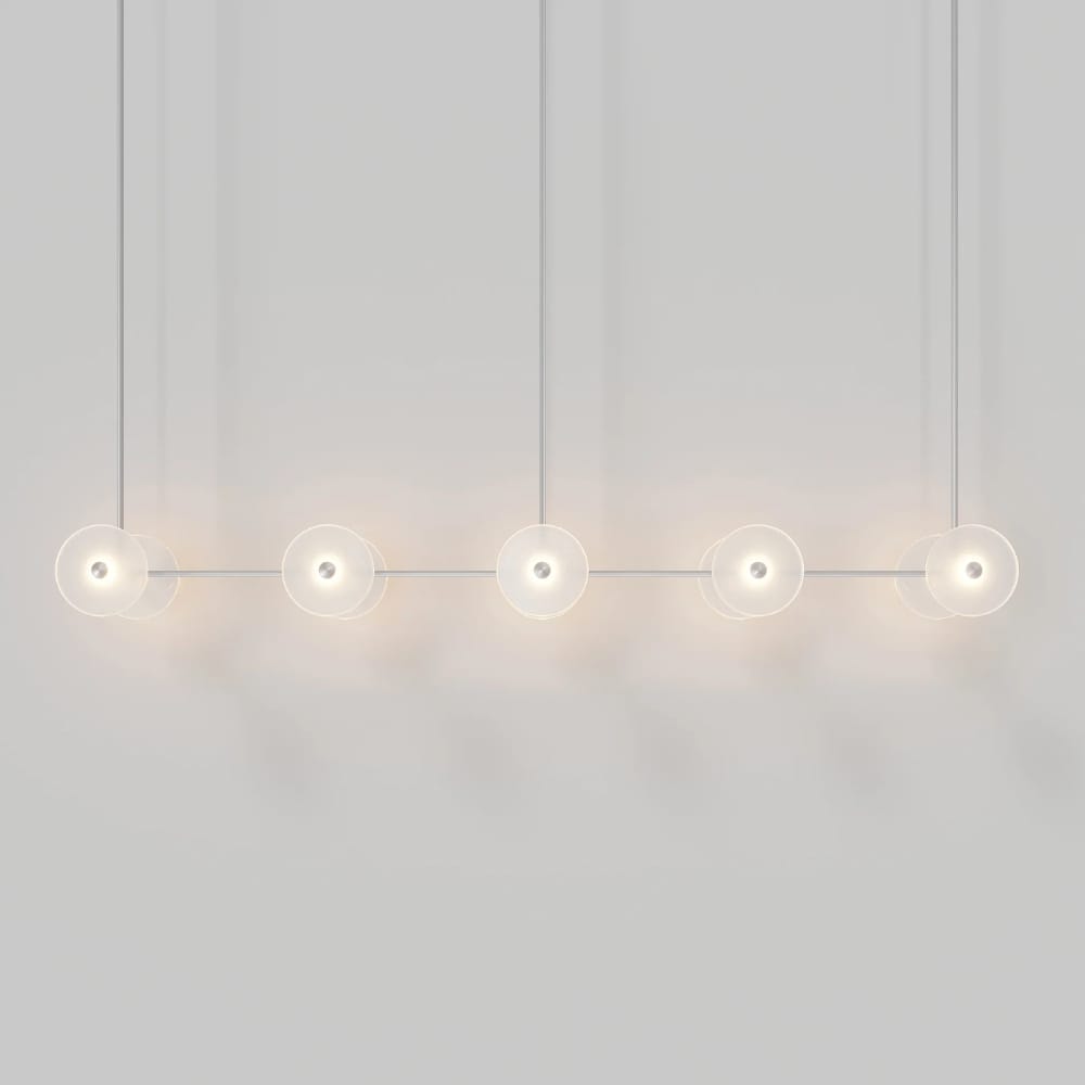 Linear Pendant Coral Linear Rod 10 Lights Pendant