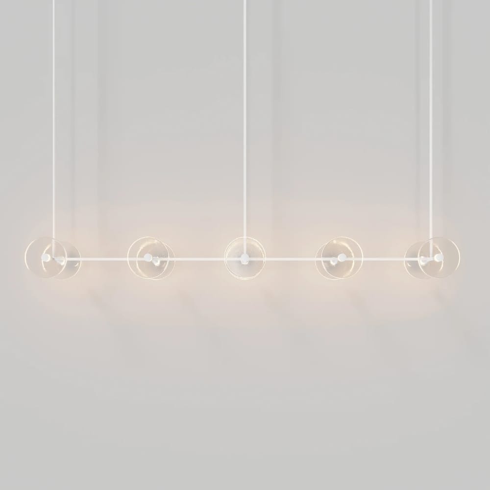 Linear Pendant Coral Linear Rod 10 Lights Pendant