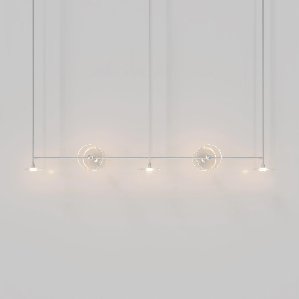Linear Pendant Coral Linear Rod Pendant