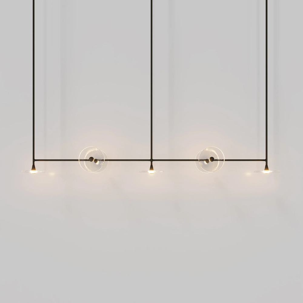 Linear Pendant Coral Linear Rod Pendant