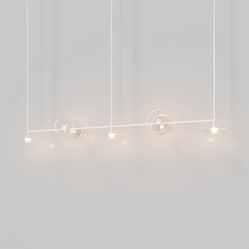 Linear Pendant Coral Linear Rod Pendant