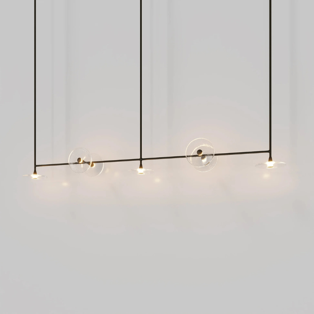 Linear Pendant Coral Linear Rod Pendant