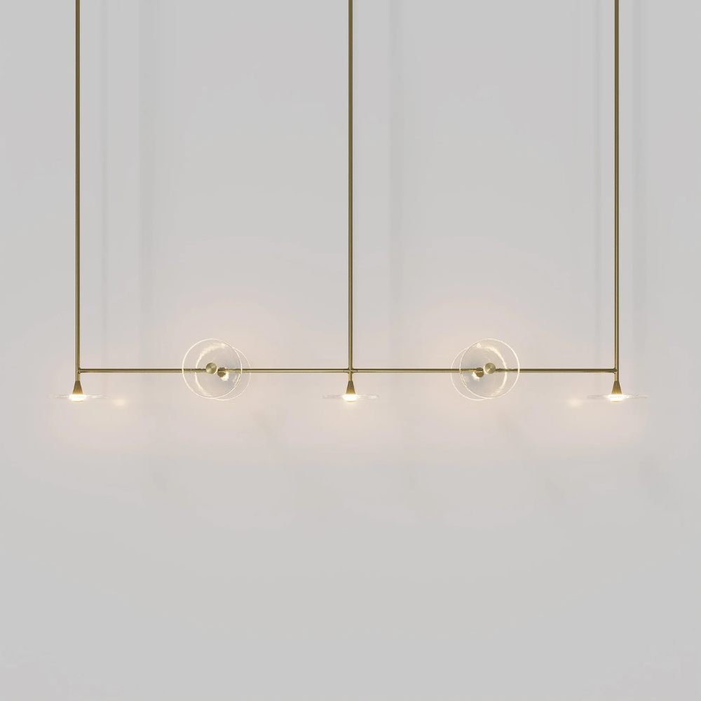 Linear Pendant Coral Linear Rod Pendant