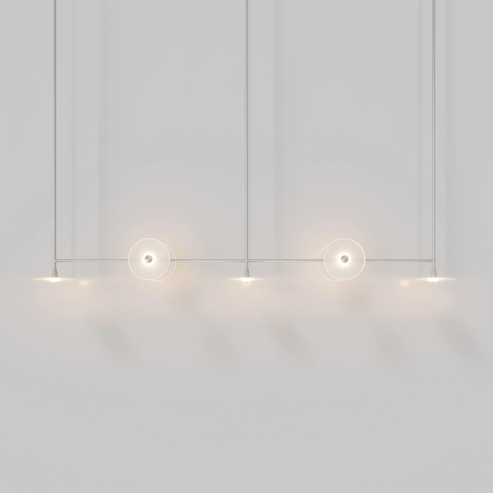 Linear Pendant Coral Linear Rod Pendant