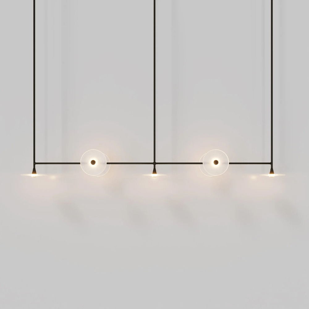 Linear Pendant Coral Linear Rod Pendant