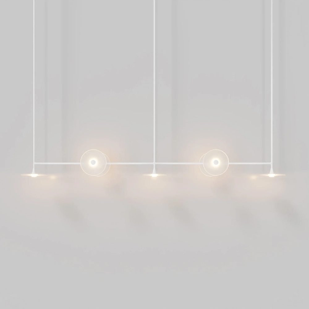 Linear Pendant Coral Linear Rod Pendant