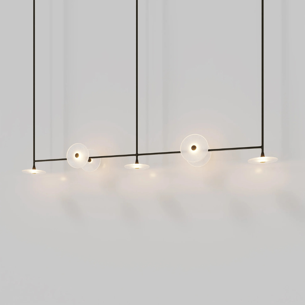 Linear Pendant Coral Linear Rod Pendant