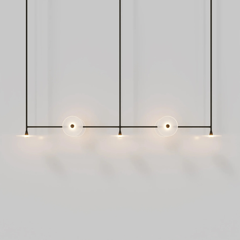 Linear Pendant Coral Linear Rod Pendant