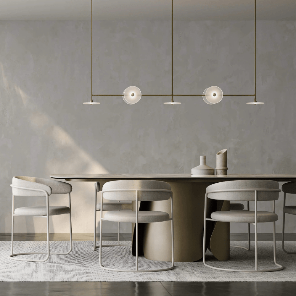 Linear Pendant Coral Linear Rod Pendant