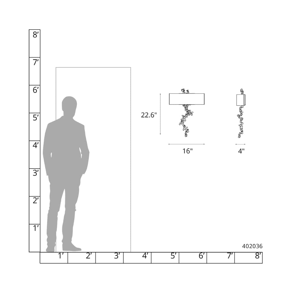 Interior Wall Light / Sconce Coral Sconce