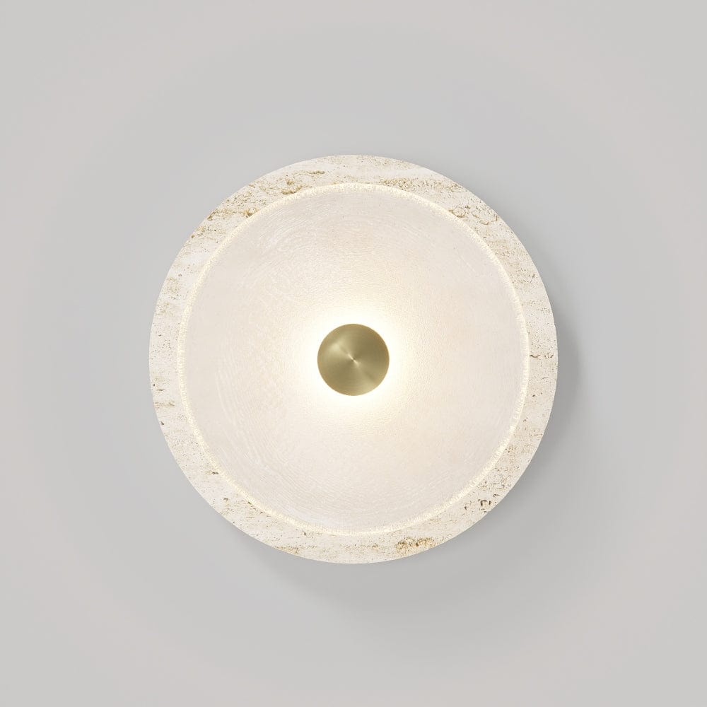 Interior Wall Light / Sconce Coral Travertine Wall Light