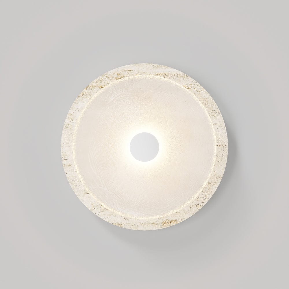 Interior Wall Light / Sconce Coral Travertine Wall Light
