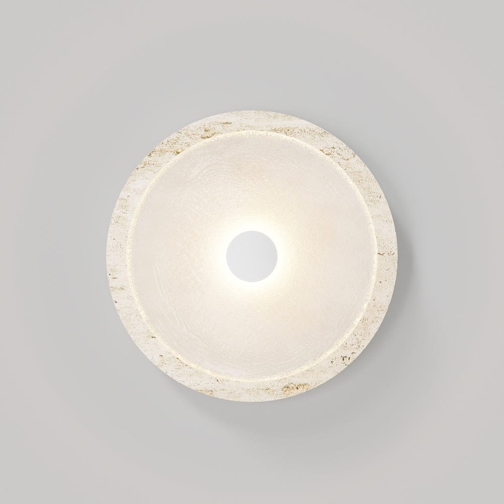 Interior Wall Light / Sconce Coral Travertine Wall Light