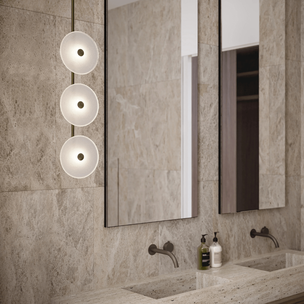 Exterior Pendant Coral Trio - Pendant Light Centered