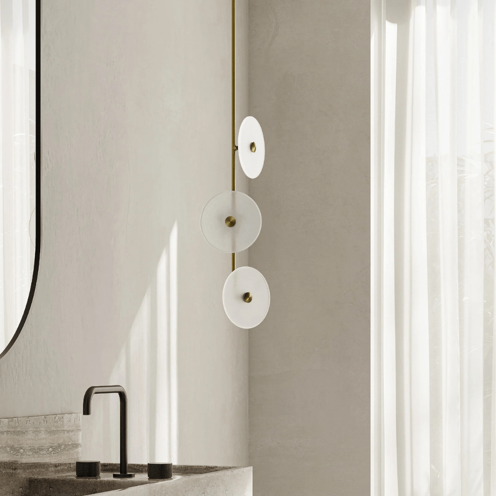 Exterior Pendant Coral Trio - Pendant Light Off Centered