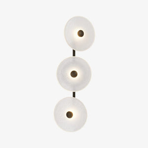 Interior Wall Light / Sconce Coral Trio Rod (Off-Centered) Wall Sconce