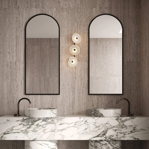 Interior Wall Light / Sconce Coral Trio Rod (Off-Centered) Wall Sconce