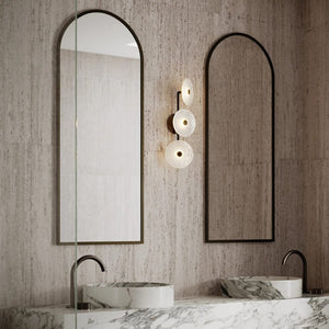 Interior Wall Light / Sconce Coral Trio Rod (Off-Centered) Wall Sconce