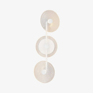 Interior Wall Light / Sconce Coral Trio Rod (Off-Centered) Wall Sconce