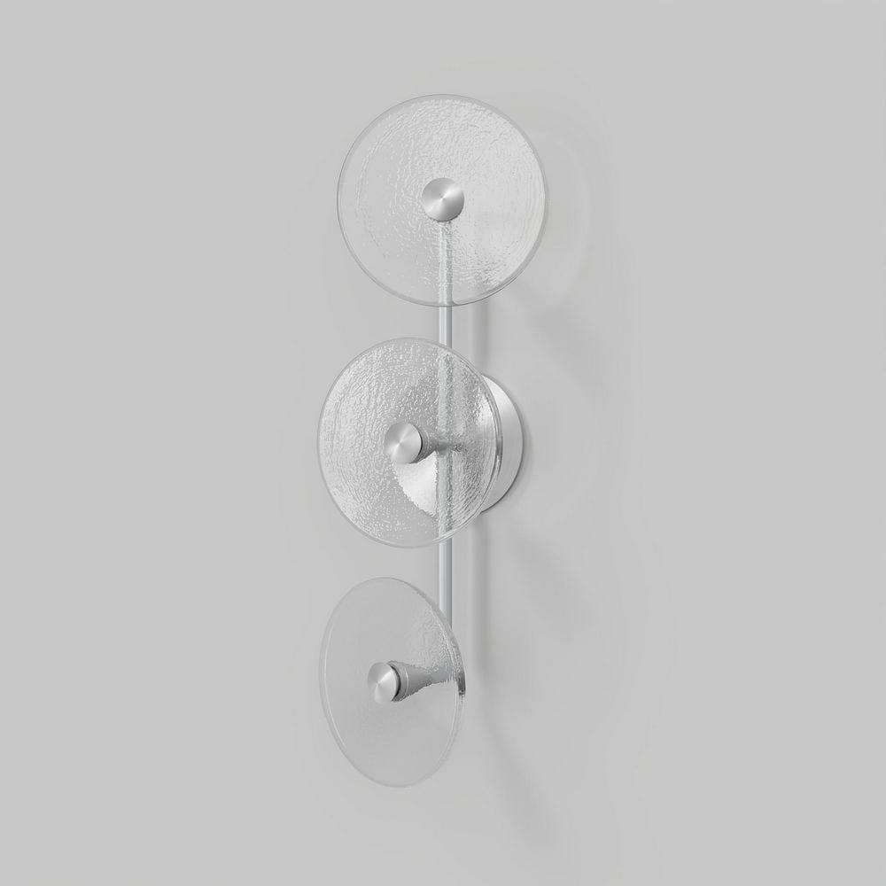 Interior Wall Light / Sconce Coral Trio Rod (Off-Centered) Wall Sconce