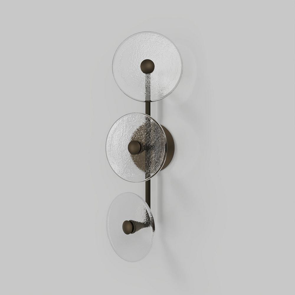 Interior Wall Light / Sconce Coral Trio Rod (Off-Centered) Wall Sconce