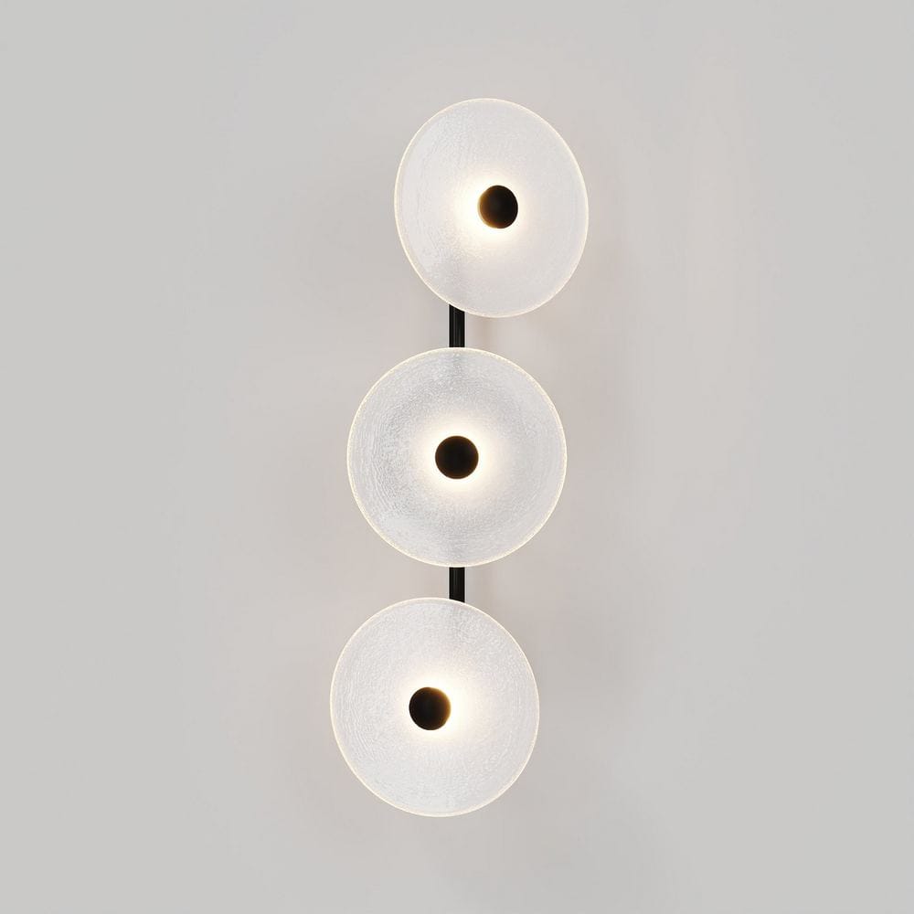 Interior Wall Light / Sconce Coral Trio Rod (Off-Centered) Wall Sconce