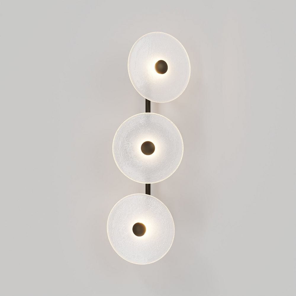 Interior Wall Light / Sconce Coral Trio Rod (Off-Centered) Wall Sconce